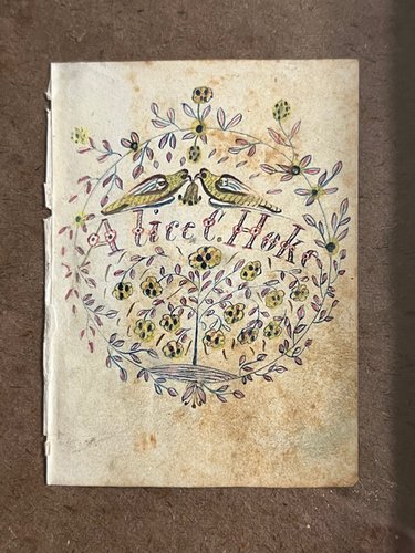 19th Century Watercolor Book Plate with Birds, PA
