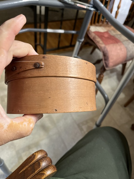 Thick walled early 19th century pantry box perfect
