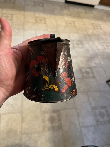 19th Century PA Toleware Oversized Creamer