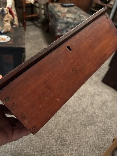 Early 18th/ 19th century American dovetailed box