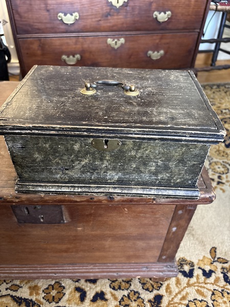 Early 19th century NH painted small document box