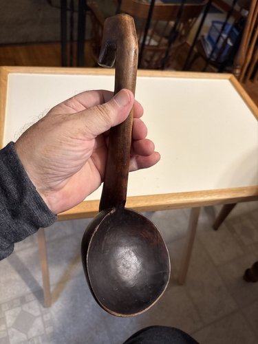 18th century American super rich patina scoop