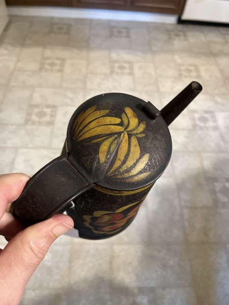 Early 19th century pa. Phila toleware coffee pot