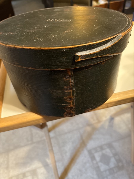 Thick walled best signed original painted pantry
