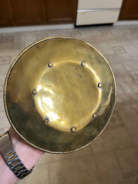 Large 18th Century Chamber Stick, Unusual Form