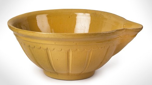 Large Yellowware Mixing Bowl