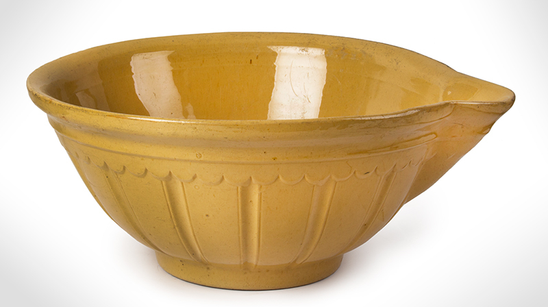 Large Yellowware Mixing Bowl