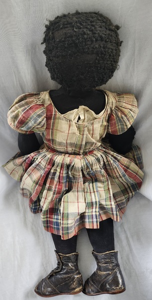 **19th C. All Original Black Folk Doll Ex Stass #3