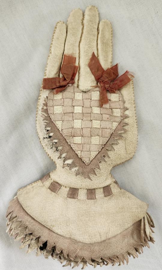 Ca. 1900 Heart in Hand Pen Wipe Ex McClard Segotta