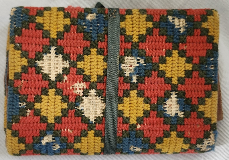 19th C. Signed J.M. Faires Pocketbook/Wallet