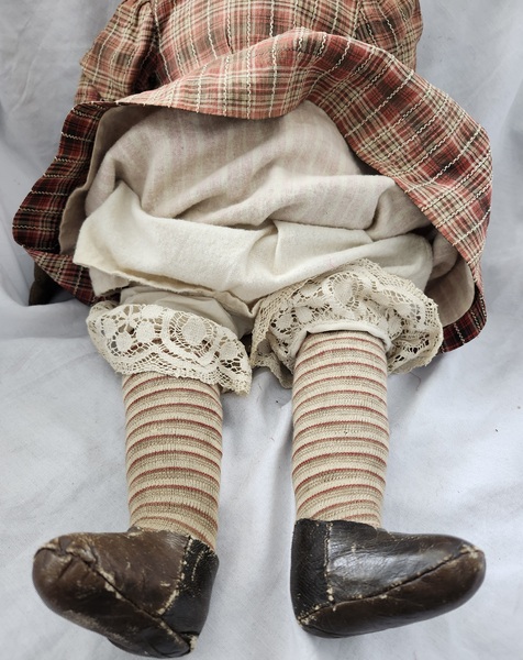 19th C. All Original Black Folk Doll Ex Stass #2