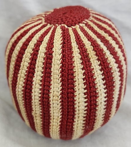 Vintage Ball Form Crocheted Pin Cushion Ex Booth