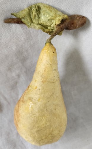Vintage 5" Spun Cotton Pear