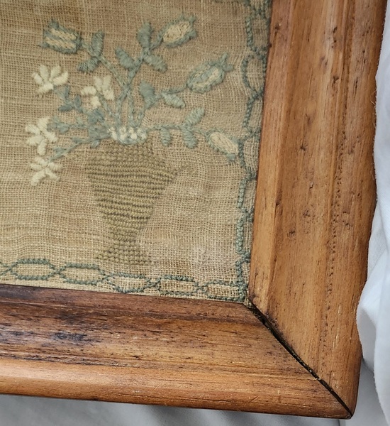 Antique 1820 Scituate, MA Sampler by Lydia Otis