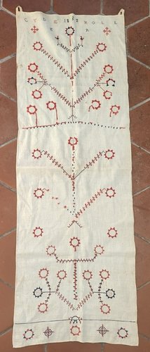 1832 PA. Show Towel-Cyde Koll w/Bird Tree, Flowers