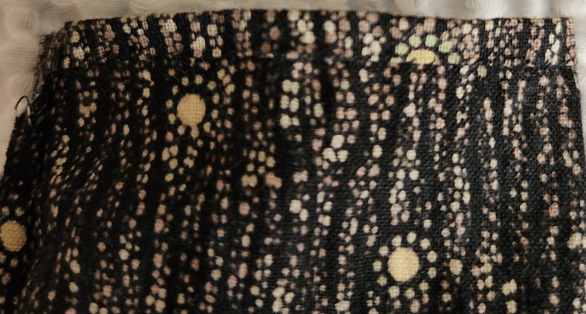 Antique New England Calico Seed Bag