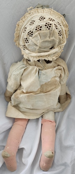 Antique PA. Moravian Rag Doll w/Provenance