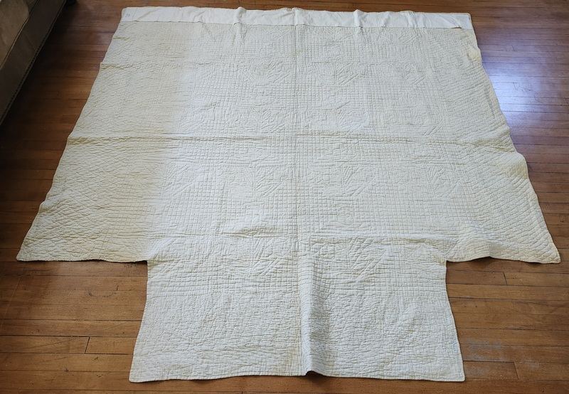 **Ca.1850 N. Carolina Lily Quilt w/Provenance