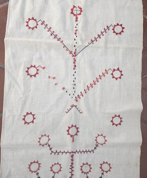 1832 PA. Show Towel-Cyde Koll w/Bird Tree, Flowers