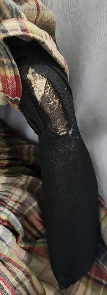 **19th C. All Original Black Folk Doll Ex Stass #3