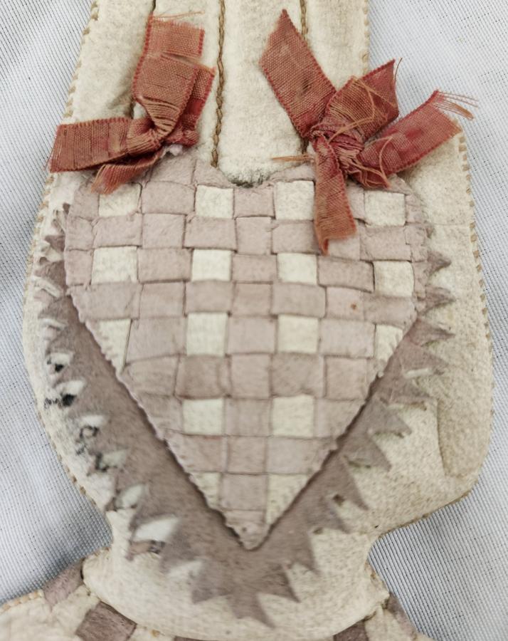 Ca. 1900 Heart in Hand Pen Wipe Ex McClard Segotta