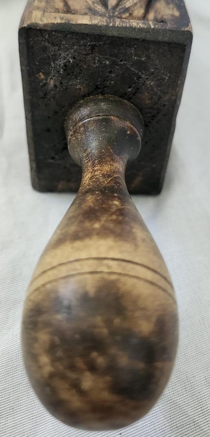 Unique Antique Rectangular Springerle Rolling Pin