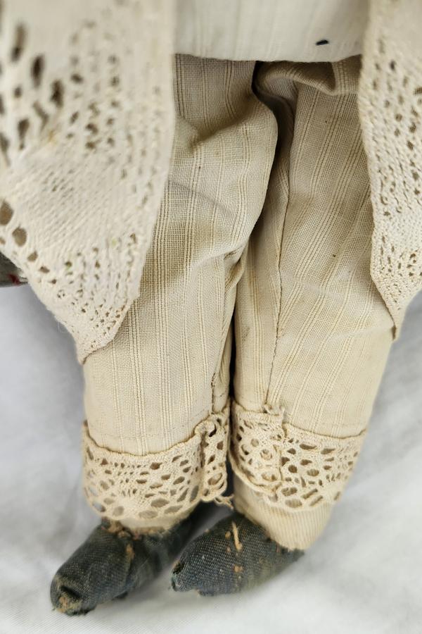 Ca. 1900 New England Folk Art Rag Doll "Abigail"