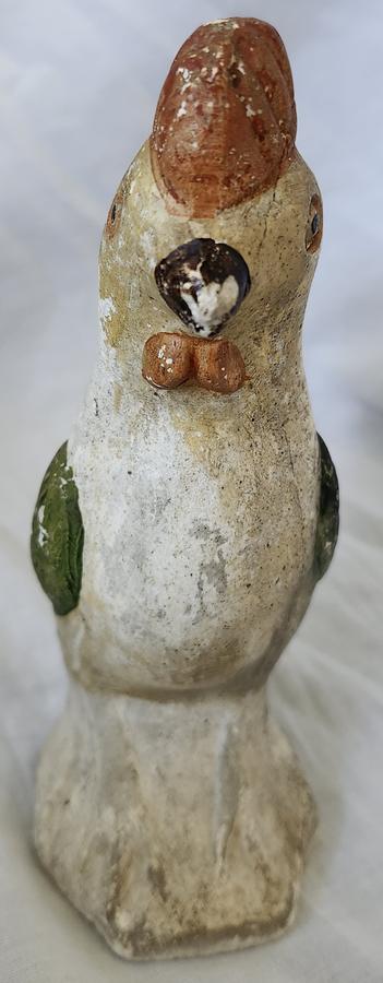 19th C. PA. Hollow Cast Chalkware Rooster #3