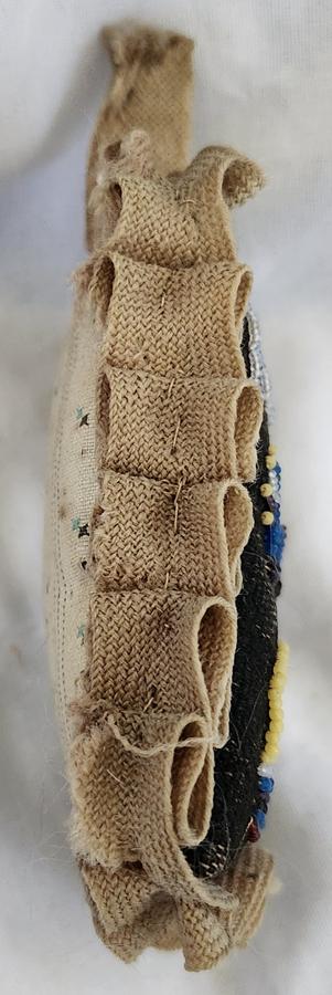 Antique Beaded Pin Cushion w/Initials, Trees++