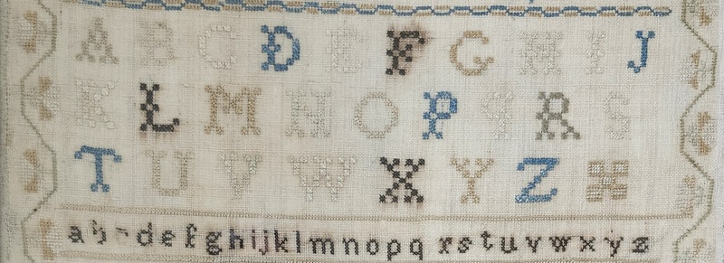 Dtd.1806 Sgnd. Sampler w/ Poem, Birds, Flowers++