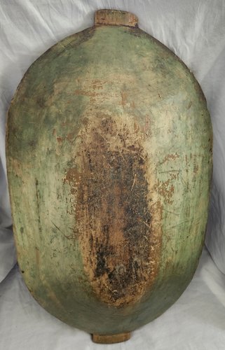 Antique New England Trencher in Orig. Green Paint