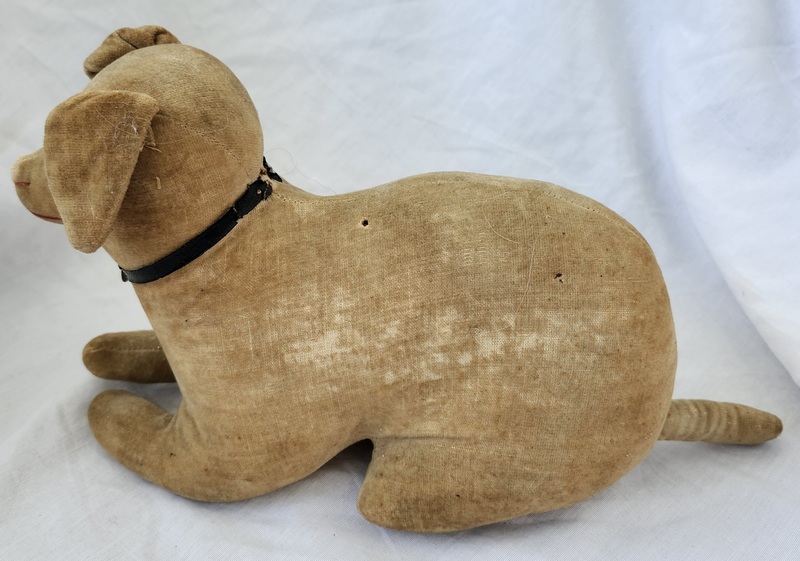 **Early German Velvet Stuffed Dog