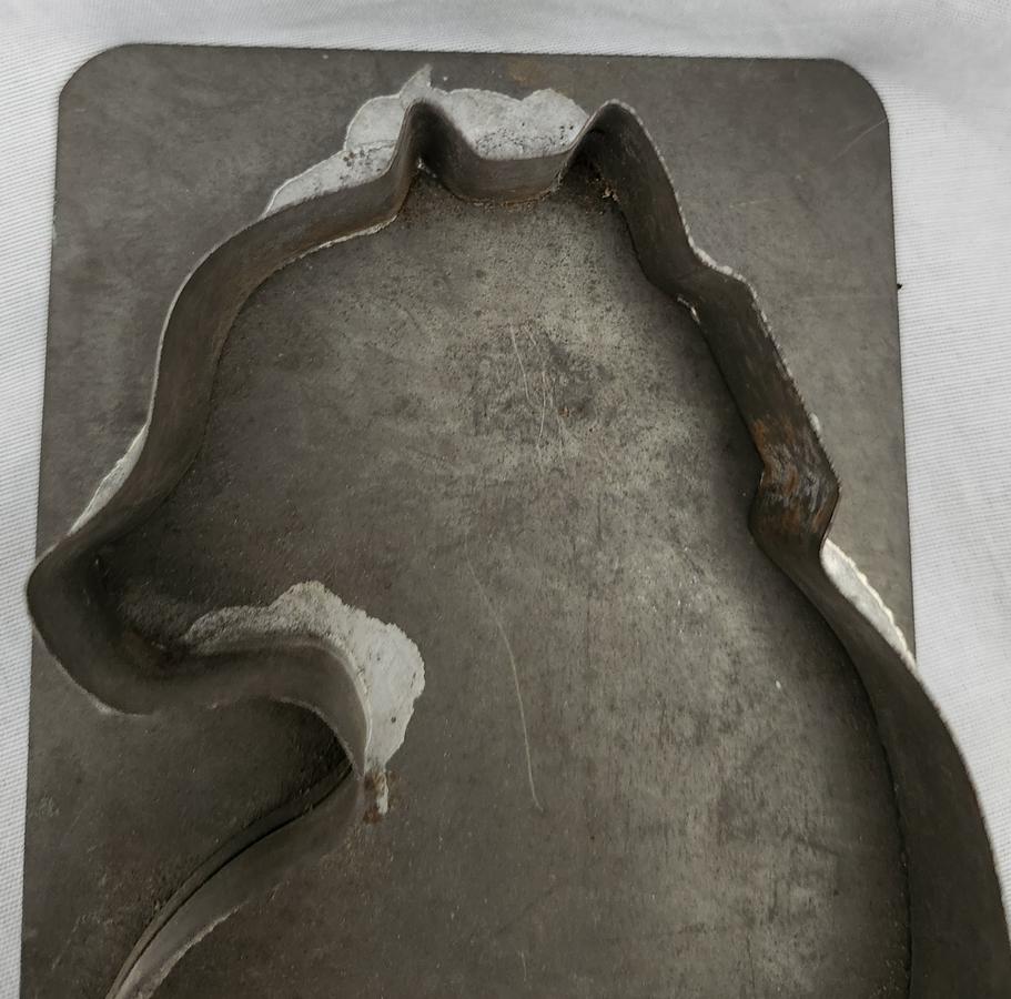 12 3/4" Antq. Folk Art Standing Bear Cookie Cutter