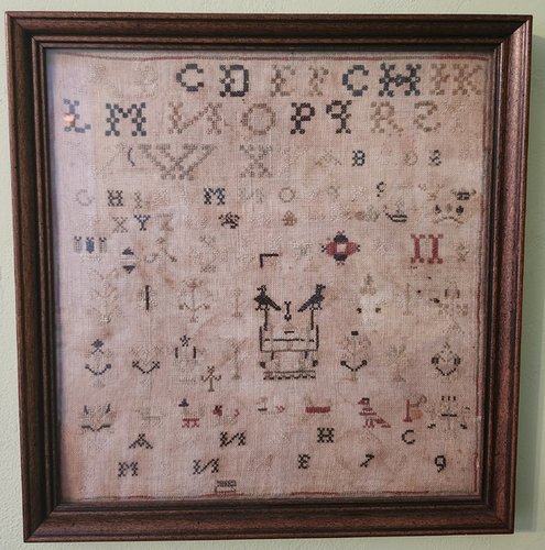 Dtd. 1799 PA. Anna Hackman Sampler w/Provenance
