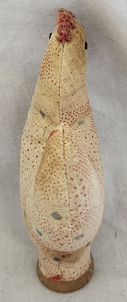 Chicken Rooster on Spool Pin Cushion Ex Booth #6