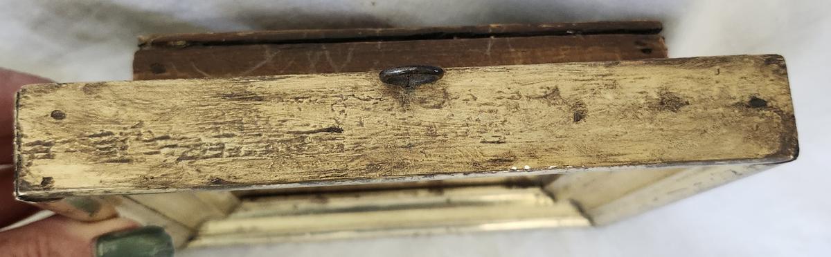 19th C. Framed Folk Art Woven Hair Memorial