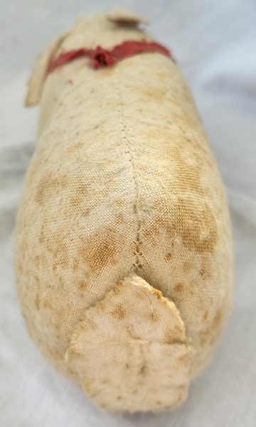 **Early White Wool Stuffed Rabbit
