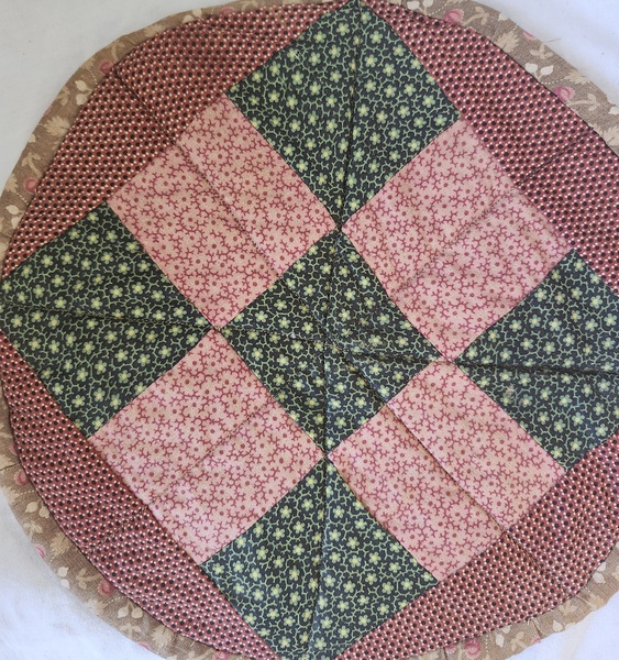 Lg. Antique 9-Patch in Diamond Pot Holder #2
