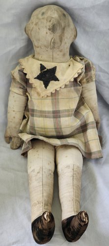 Comical Antique Primitive Folk Art Rag Doll