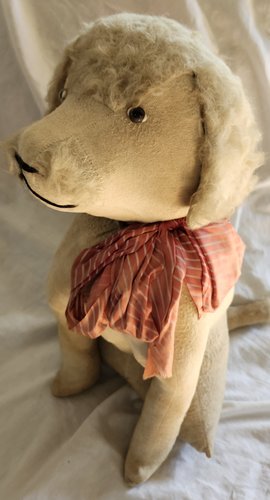 Rare Huge 18" Antique German Dog Candy Container