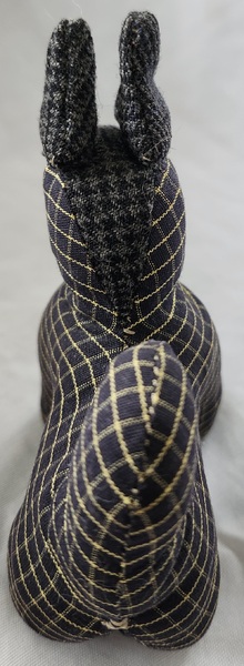 **Antique PA. Folk Art Dog Pin Cushion Whimsy