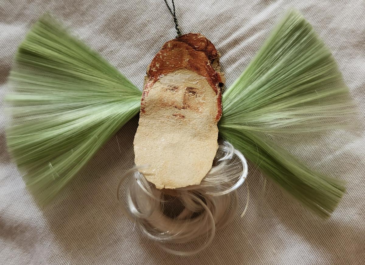 Dear Pr. Antique Santa Belsnickel Xmas Ornaments