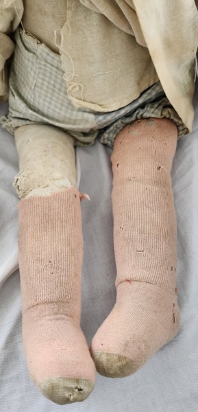 Antique PA. Moravian Rag Doll w/Provenance
