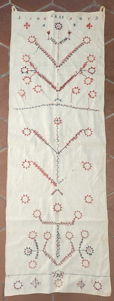 1832 PA. Show Towel-Cyde Koll w/Bird Tree, Flowers