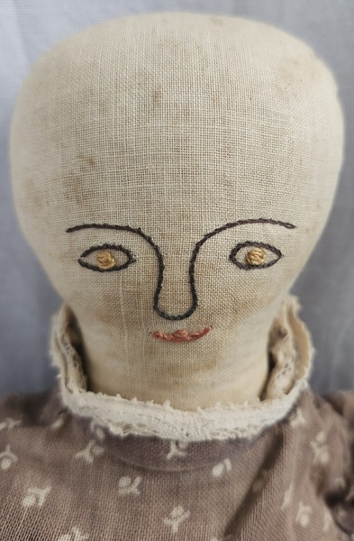 **Antique Folk Art Topsy Turvy Doll #1
