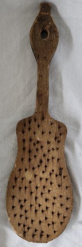 Antique Folk Art Guitar Form Carding Comb