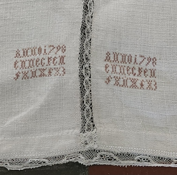 4 Antq. Late 18th Early 19th C. Homespun Textiles