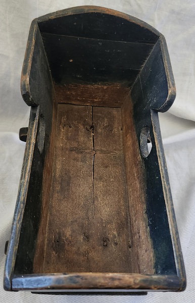 Antique ca.1880 Painted Doll Cradle