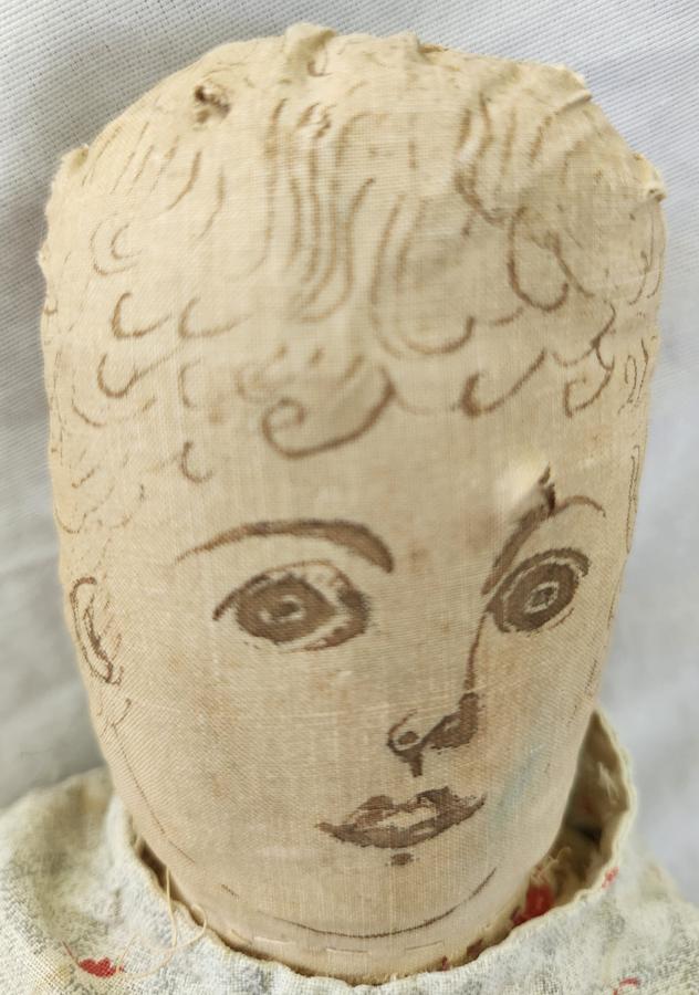 Ca. 1900 New England Folk Art Rag Doll "Abigail"