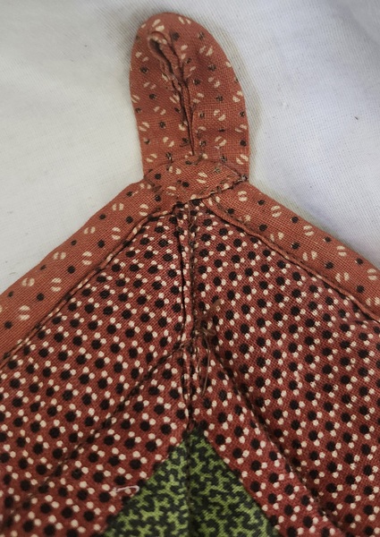 Lg. Antique 9-Patch in Diamond Pot Holder #1
